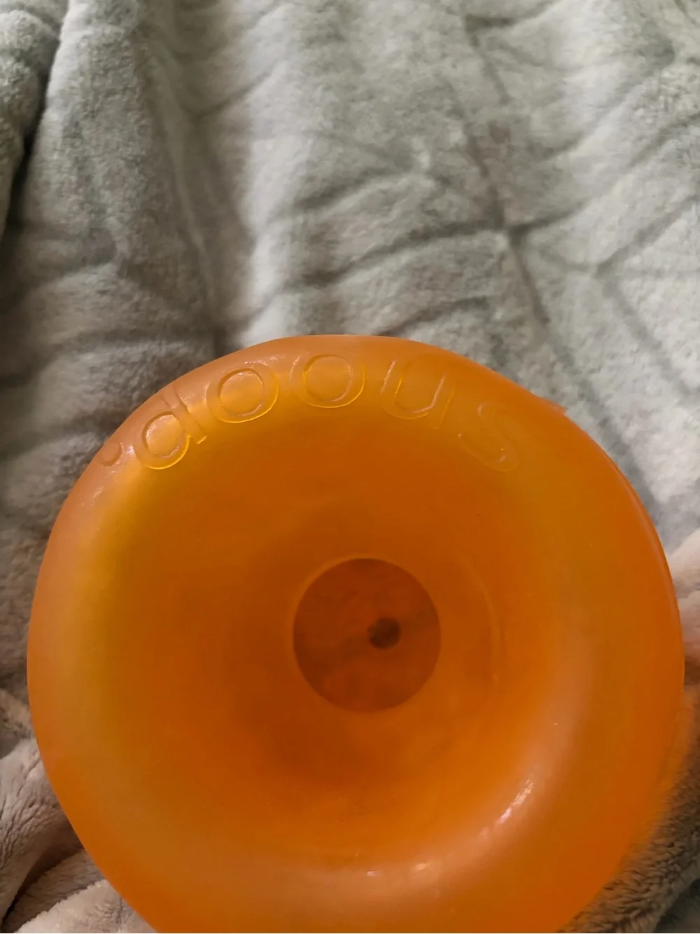 Planet Dog Durable Orange Dog Chew Ball - Gentle Grip Play
